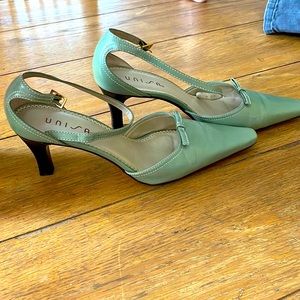Sea foam green , UNISA Leather pump